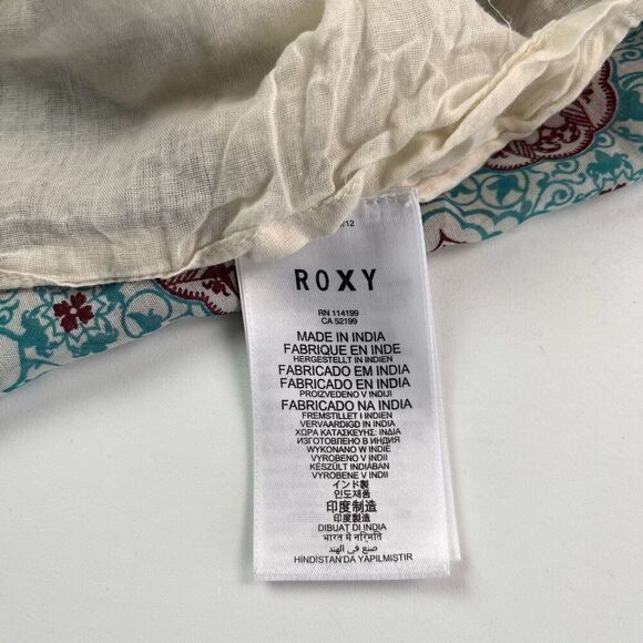 ROXY Y2K Babydoll Strapless Boho Maxi Dress Small Beachy Fairy Peasant Hippie - Picture 12 of 14